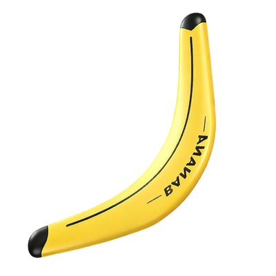 香蕉回旋镖软飞盘亲子户外玩具