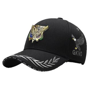 2024年新款大头围高端男士帽子秋冬棒球帽硬顶时尚鸭舌帽户外运动