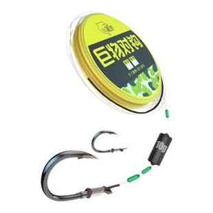 跑铅滑铅灵顿法定制双钩大物子线双钩青鱼对钩巨物绑好子线套装鱼