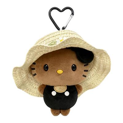 豆豆眼黑皮Kitty猫包包挂件