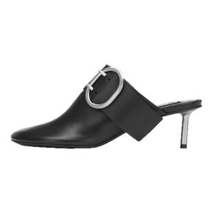 IT JIL SANDER女款细跟穆勒鞋新款优雅复古包头露跟高跟鞋0170P