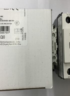 议价3TF4522-0XQ0西门子接触器 AC 50 Hz 380 V AC3 400V 38A