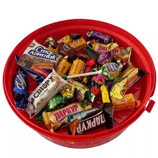 年货必备！俄罗斯进口糖果官方旗舰店巧克力混合原装过年零食糖果