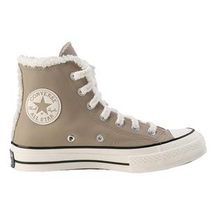 Converse匡威冬男女休闲鞋高帮牛皮革加绒保暖板鞋 A12450C