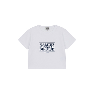 MARITHE潮流女经典LOGO短款T恤