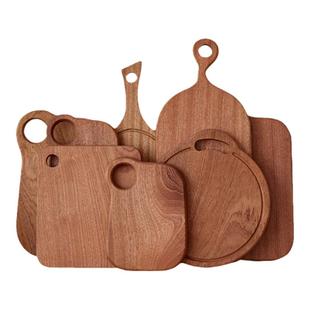 小菜板迷你宿舍水果砧板宝宝辅食案板实木披萨面包牛排烤肉切菜板
