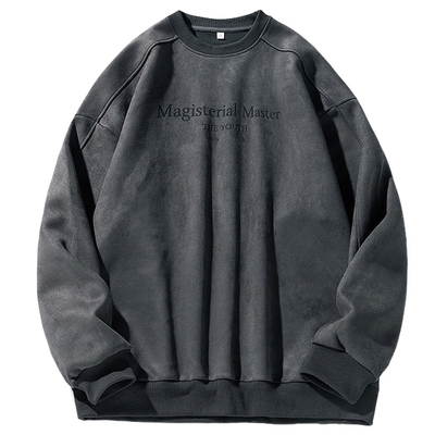 宽松版型美式潮牌圆领卫衣