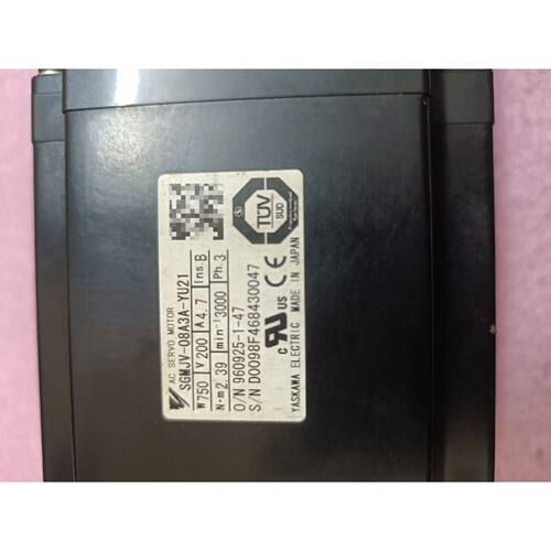 〔议价-可维修〕安川伺服电机 SGMJV-08A3A-YU21 拆机品