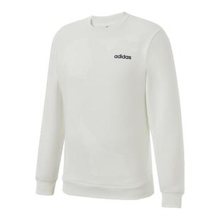 阿迪达斯官方新款男装圆领套头衫上衣加绒保暖运动休闲卫衣JX9400