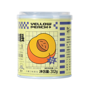【礼盒装】奇伟果汁型黄桃罐头新鲜水果罐头鲜果味312g*6罐零食