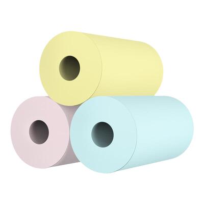 PAPERANG喵喵机定制热敏纸彩色纸十年不干胶纸十年定制纸57*30mm