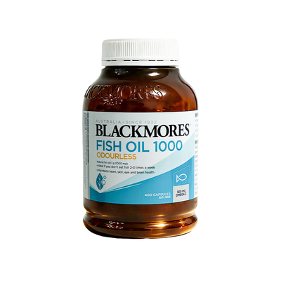 Blackmores澳佳宝深海鱼油胶囊400粒原味无腥味3倍4倍浓缩DHA