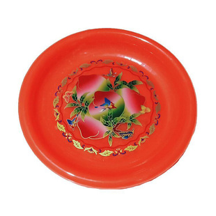 18元包邮潮汕拜神供佛婚庆中式塑料蟠桃盘家用糖果盘托盘水果盘