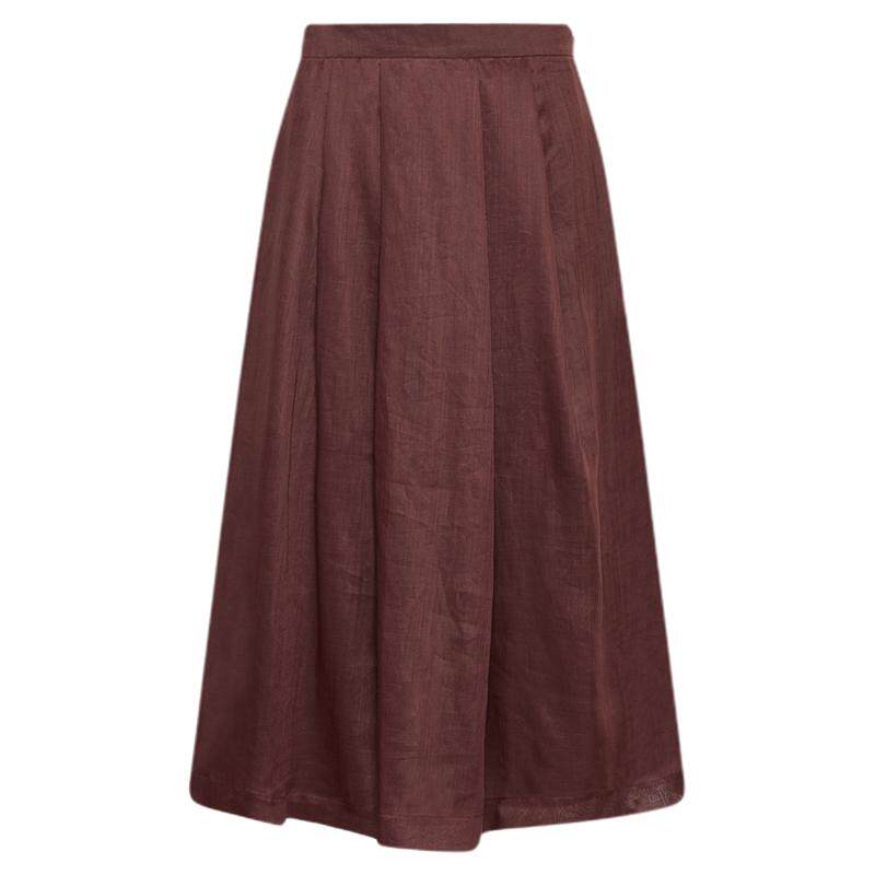 【春夏新降】 MARELLA女士苎麻A字版型半身裙3101046202