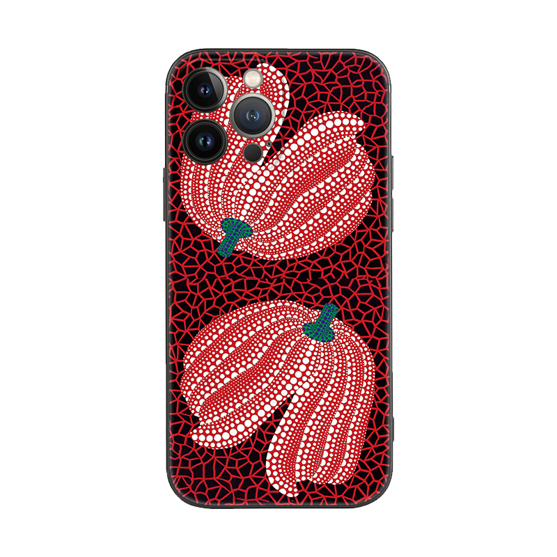 日本草间弥生艺术插画南瓜适用iPhone17Pro/16软壳15promax/14plus苹果13mini手机壳12/1