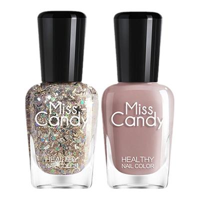 MissCandy指甲油健康水性免烤快干可剥可撕拉2025年新款2瓶套装
