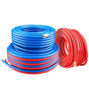 氧气管焊割 工业用乙炔带橡塑双色管8mm连体高压软管气割煤气管子