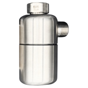 不锈钢可前置过滤器可拆洗耐高温家用热水器洗衣机马桶过滤除垢器