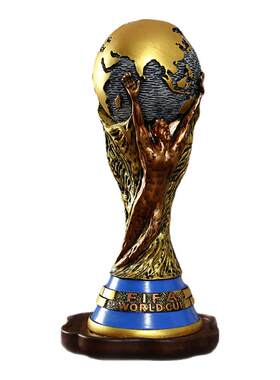 2026大力神杯世界杯1：1国家队奖杯模型梅西C罗足球装饰摆件
