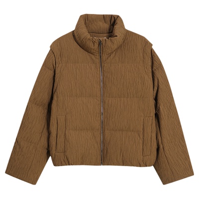 ltyp旅途原品树皮皱羽绒服