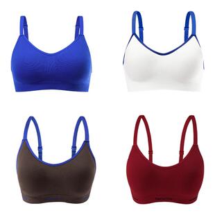 本周无缝一体织棉花糖周周杯内衣文胸吸湿莫代尔棉7A抗菌简约轻薄