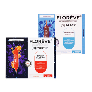 FLOREVE馥洛薇蓝针+橙针 控油固发净澈内调角蛋白生物素口服液