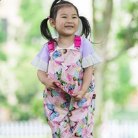 Брюки с бабочкой I24-Pink