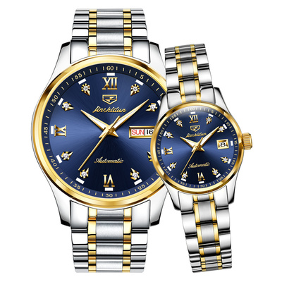 瑞士认证正品牌机械情侣手表一对