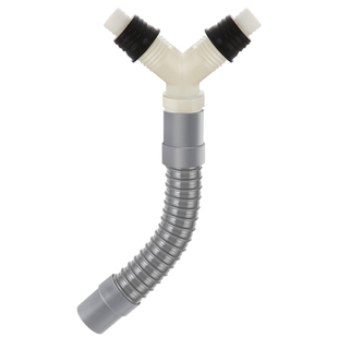 洗衣机排水三通接头Y型双用下水管三头通延长软管地漏接头排水管