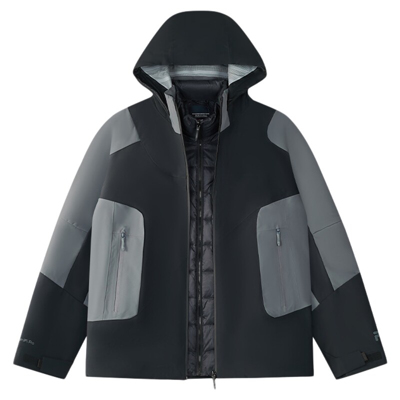 FILAFUSION斐乐男羽绒服两件套
