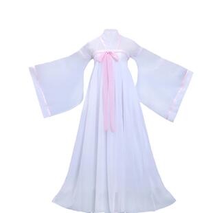 成人古装汉服女古筝演出服宫廷舞蹈服艺考古典舞大裙摆裙子可定制