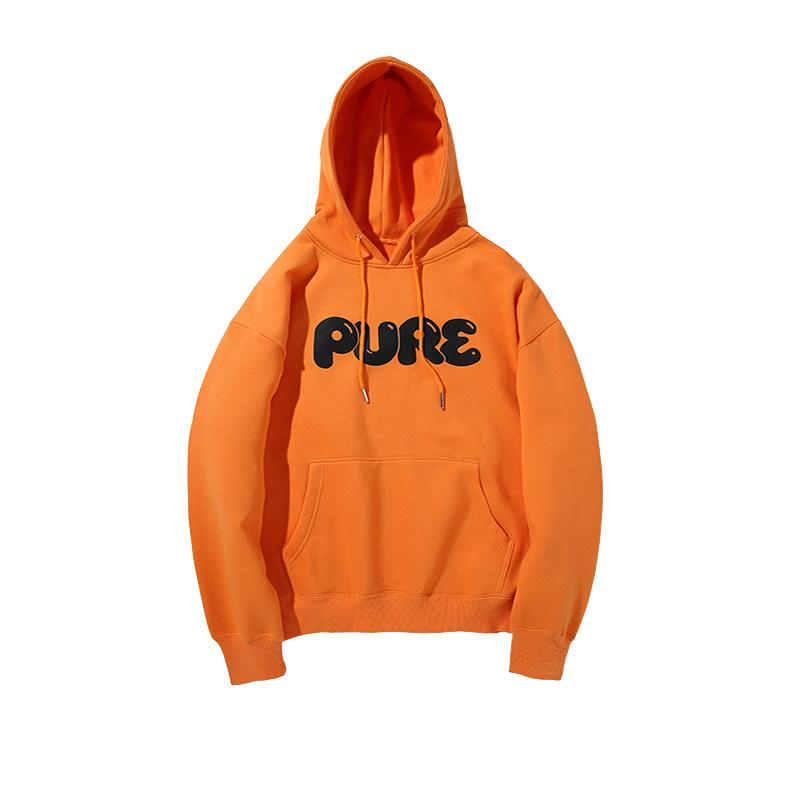 pure日系宽松发泡卫衣纯棉
