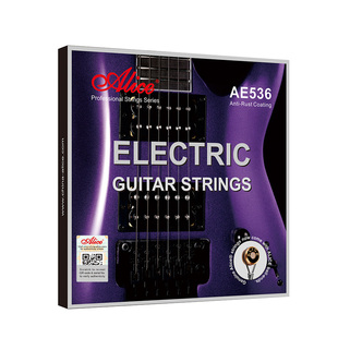 alice爱丽丝电吉他琴弦ae536一全套6根铉线镀覆膜防锈进阶演奏