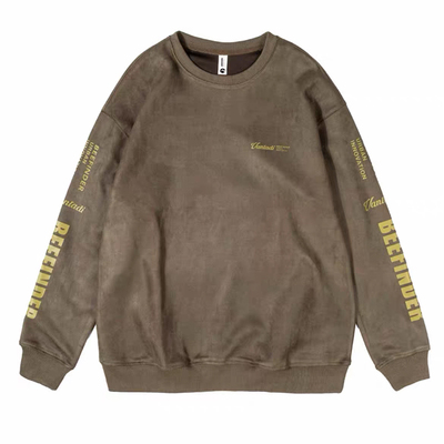 秋冬美式加厚保暖长袖t恤卫衣男