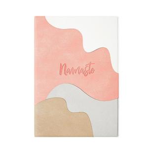 笔记本本子高颜值方格本成人日记本女生创意加厚文艺定制可印考研读书简约网格手账空白本摘抄工作记事本本子