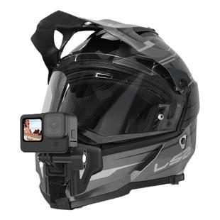 泰迅适用gopro13/12/11头盔下巴支架摩托车手机拍摄insta360 acepro2运动相机大疆action4配件第一视角骑行