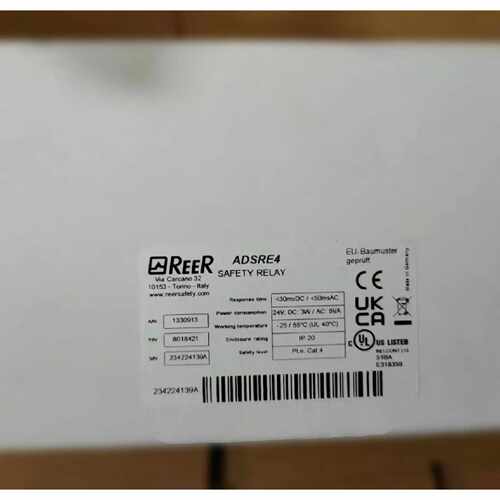 询价REER睿奥安全继电器ADSRE4，型号1330913，意大