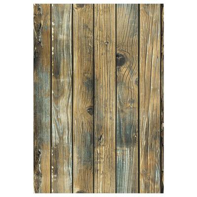 复古木板防水背景墙家具翻新贴纸