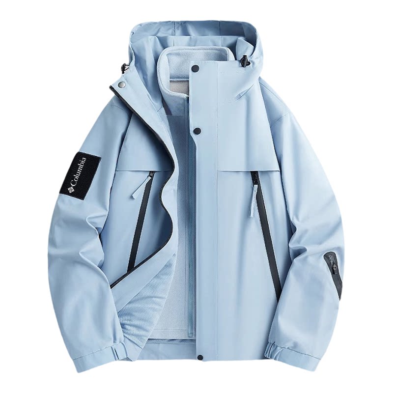 秋冬三合一冲锋衣登山服