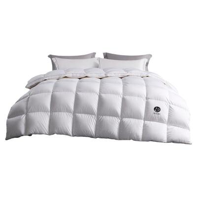 博洋白鹅绒冬季加厚保暖羽绒被