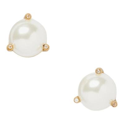 Katespade时尚仿珍珠耳饰女