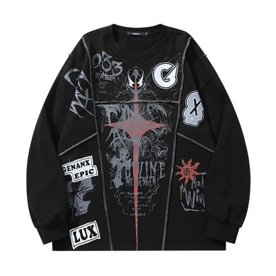 GENANX闪电潮牌卫衣陈浚铭同款