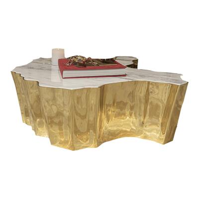 不规则异形茶几金属简约现代