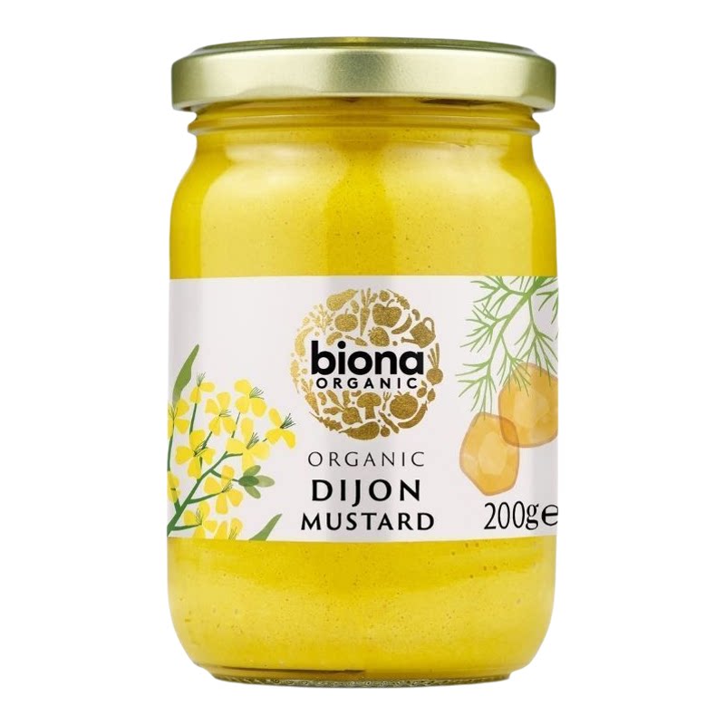 Biona 有机第戎芥末酱200g酱类调料原味面条酱健康营养下饭调味酱
