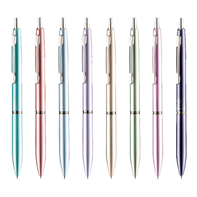 百乐限定炫彩圆珠笔按动糖果色