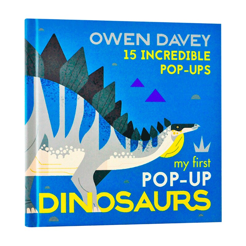 我的首本恐龙立体书 英文原版 精装绘本 My First Pop Up Dinosaurs 弹出式立体书 恐龙科普 英文版进口原版英语书籍儿童外文书