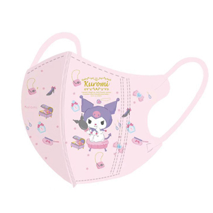 儿童3D立体口罩黑色白色三层透气男童女童小孩口罩2023夏季薄款