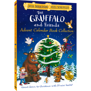 The Gruffalo And Friends Advent Calendar Book 咕噜牛圣诞倒数日历 24册 经典绘本元素 益智游戏合集 英文原版进口儿童图书