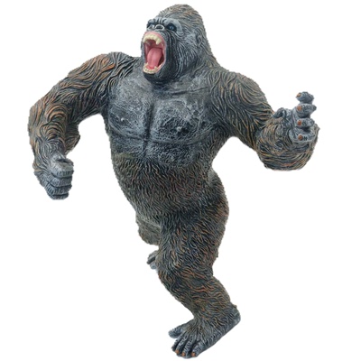 软胶金刚骑乘静态儿童认知大猩猩