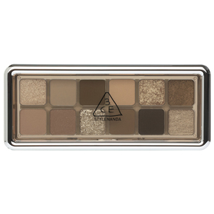 3ce眼影水泥盘12色rawneutrals十二色眼影消肿御姐风烟熏妆冷色调